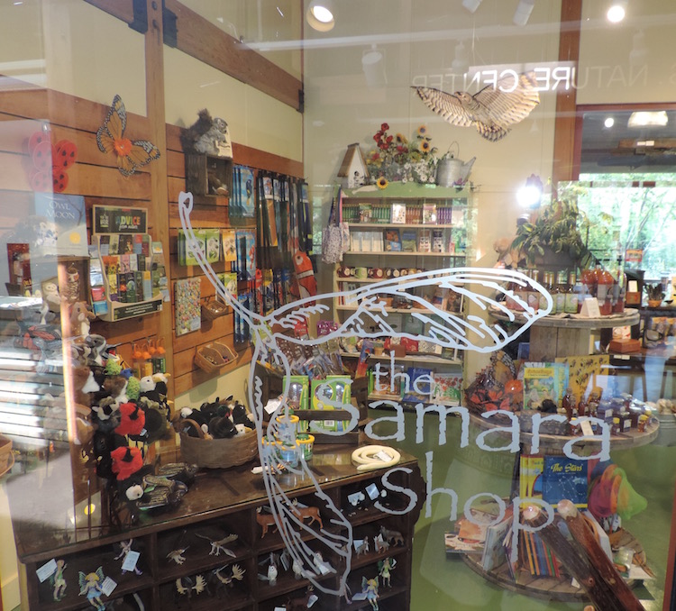 The Samara Shop features nature-themed gifts and educational items of nature lovers of all ages.