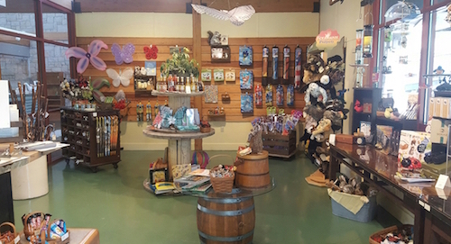 Nature-themed gifts at OI's Schrader Center.