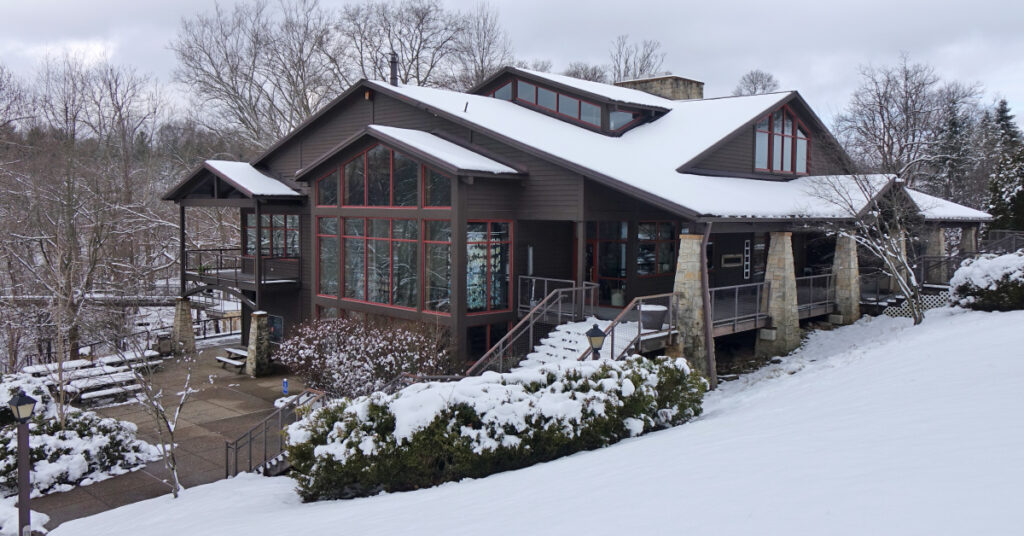 Schrader Center in Winter